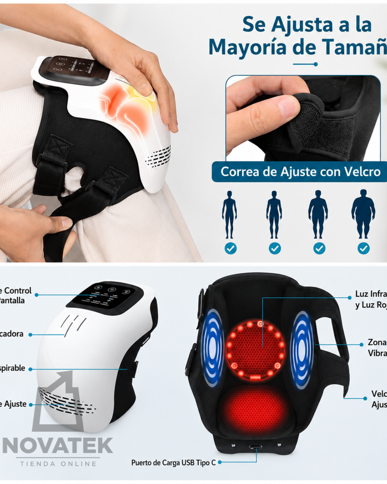 NeuroPulse™ Masajeador de Rodilla