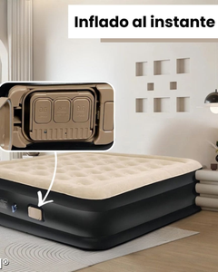 ComfortPlus™™ – Colchón Inflable Premium con Bomba Eléctrica Integrada