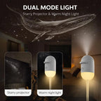 Galaxy Projector 2-In-1 Starry Sky Projector, Galaxy Star Projector Starry Projector Light, Galaxy Dual-Mode Night Light, Galaxy Projector USB